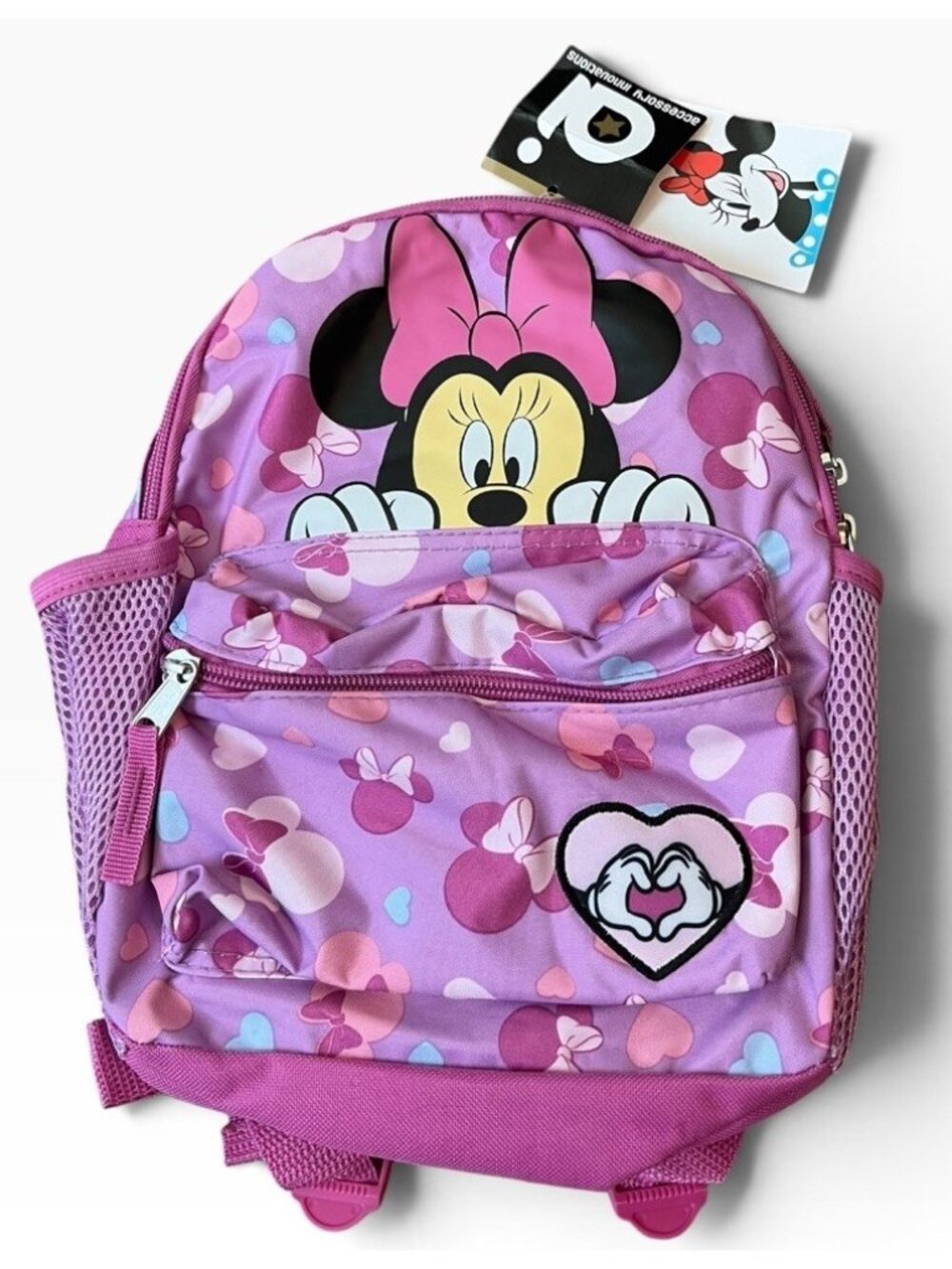 Toddler Little Girls Disney Minnie Mouse Backpack Adjustable Small NWT